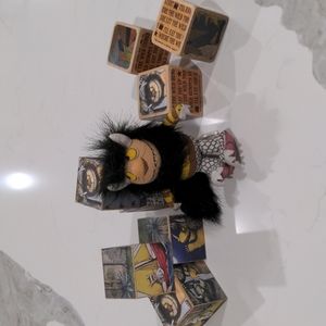 "Where the wild things are" blocks and plush